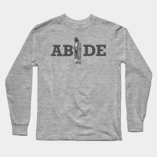 ABIDE - Dude Lebowski Robe Design Long Sleeve T-Shirt